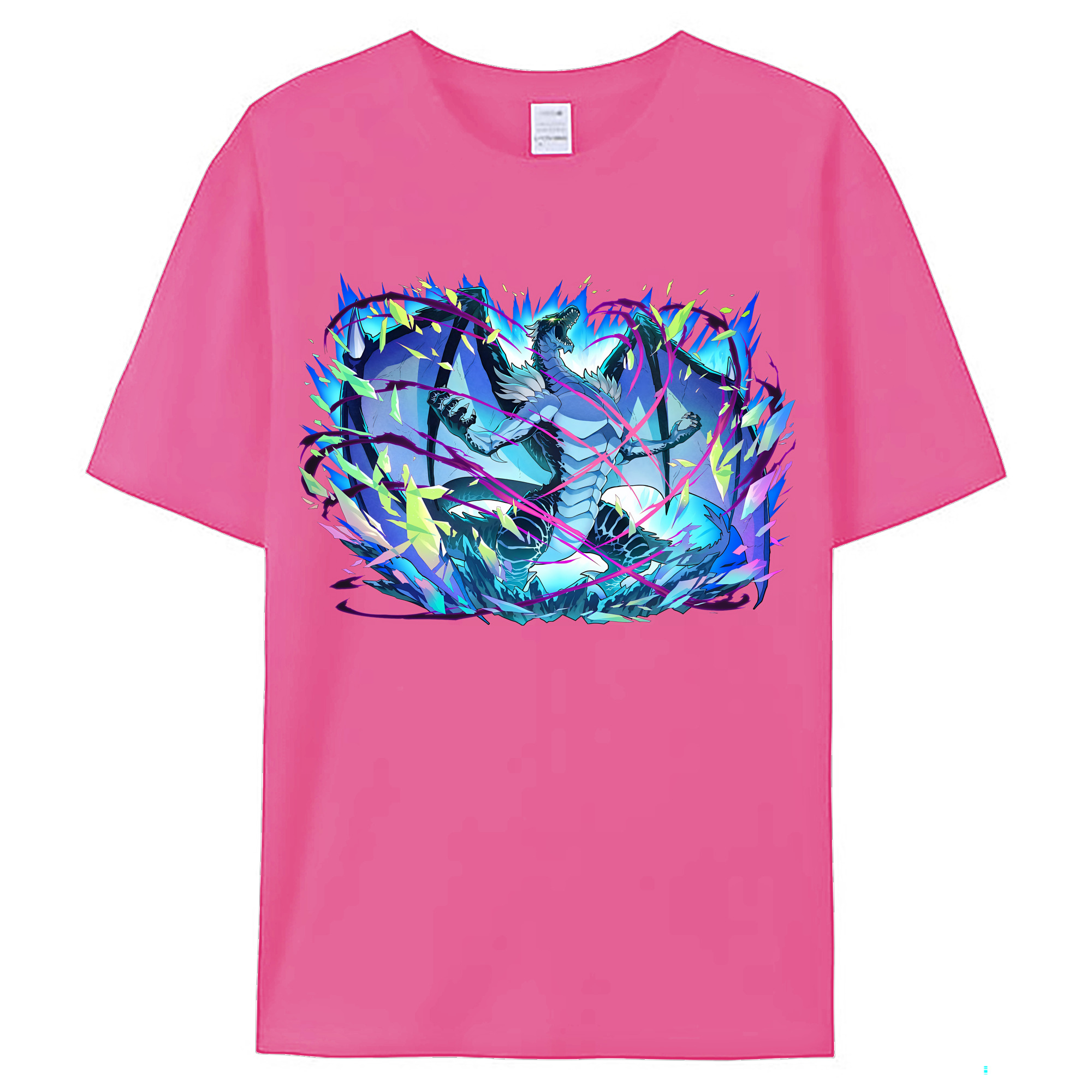 （画像用） 転スラ Regarding Reincarnated to Slime レディースカジュアルプリントTシャツ（綿100％）